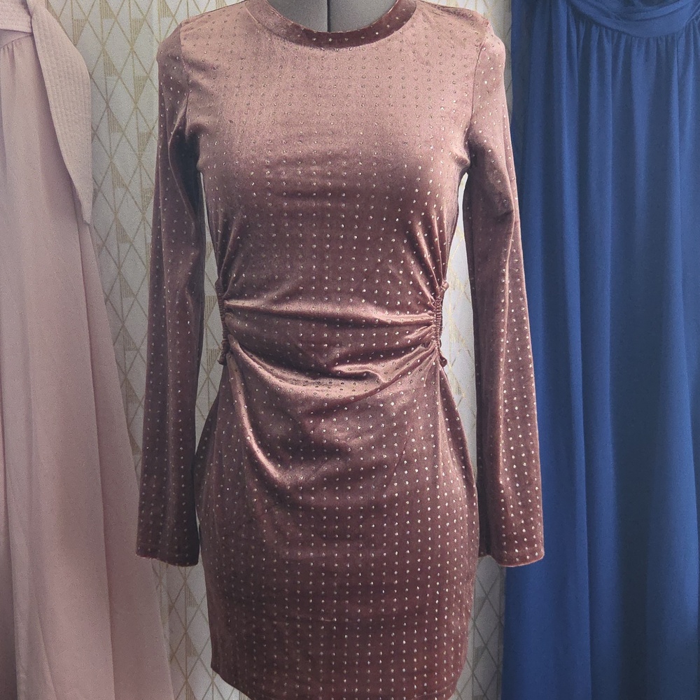 Velour Shimmer Dress